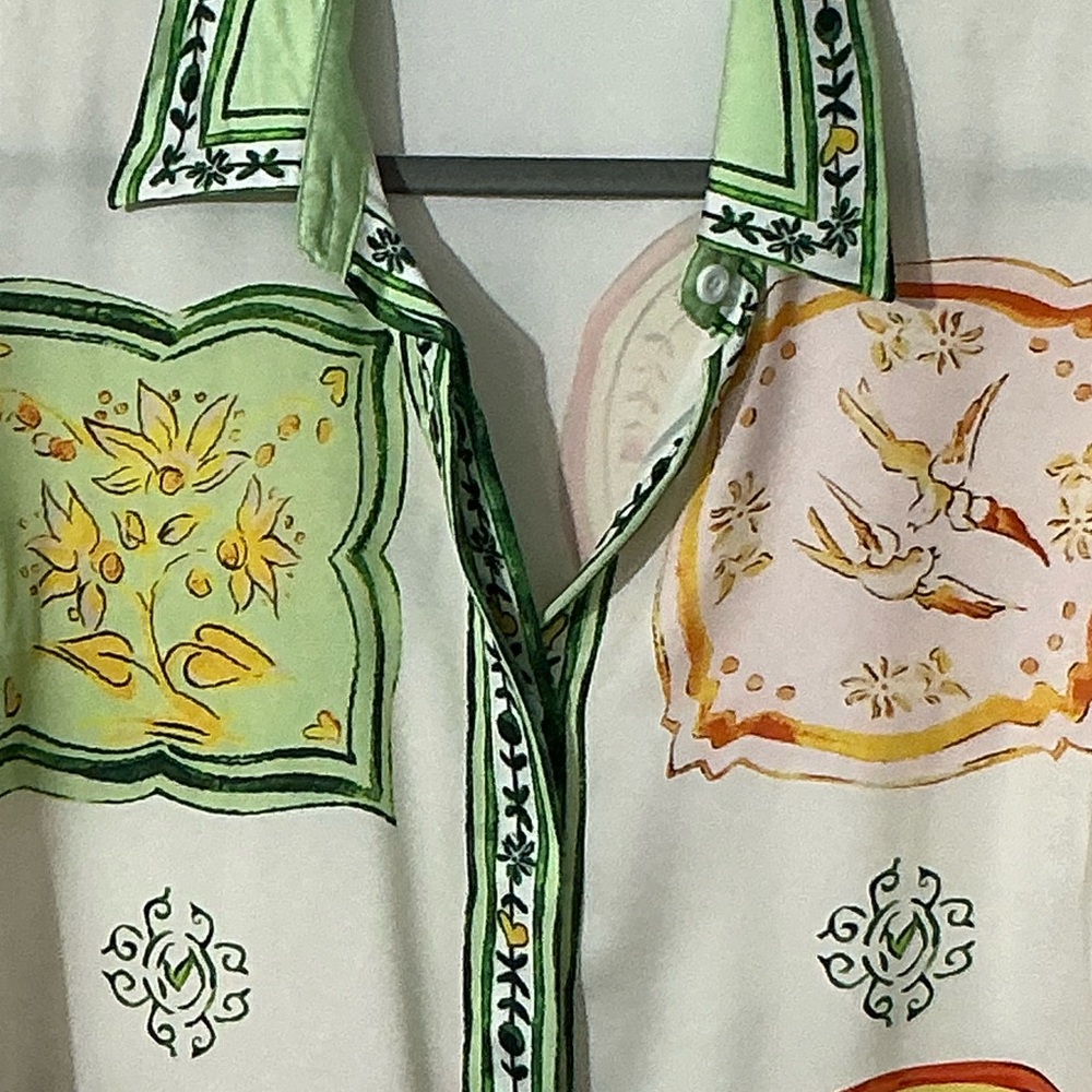 Mediterranean Medallion 2 Piece Short Set S $100 Retail NWOT - Picture 13 of 15